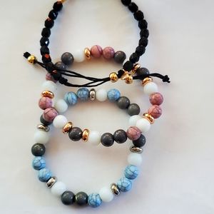 Amelia Rue Kinsley 3 piece  Bracelet Set